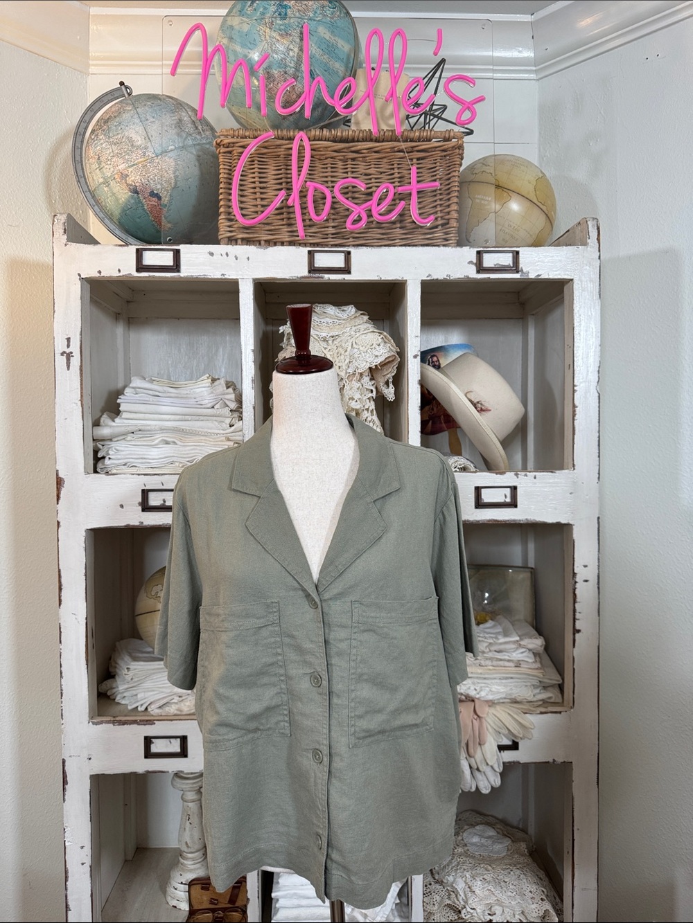 Buffalo David Bitton linen + viscose top